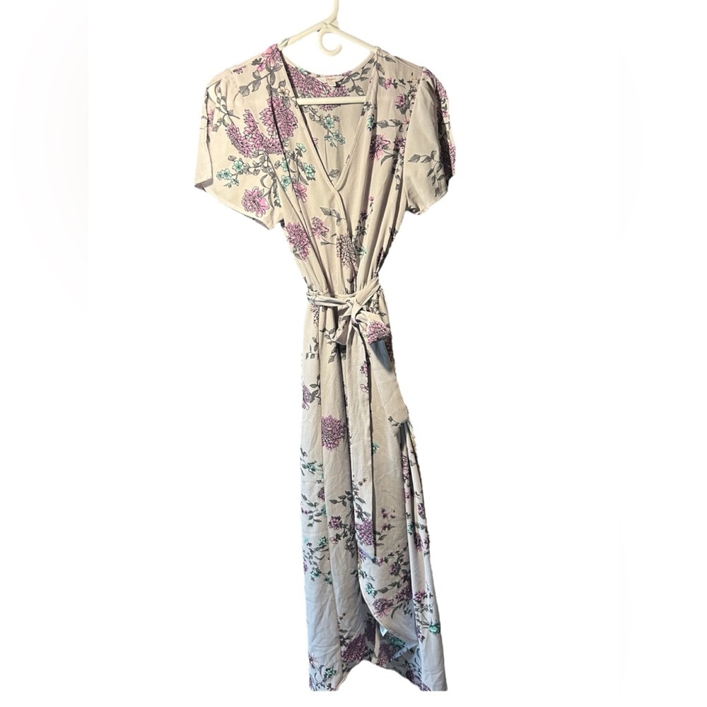 Candie’s Floral Maxi Dress with Built In Shorts